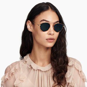 NIB Warby Parker Newcomb Sunglasses in polished gold